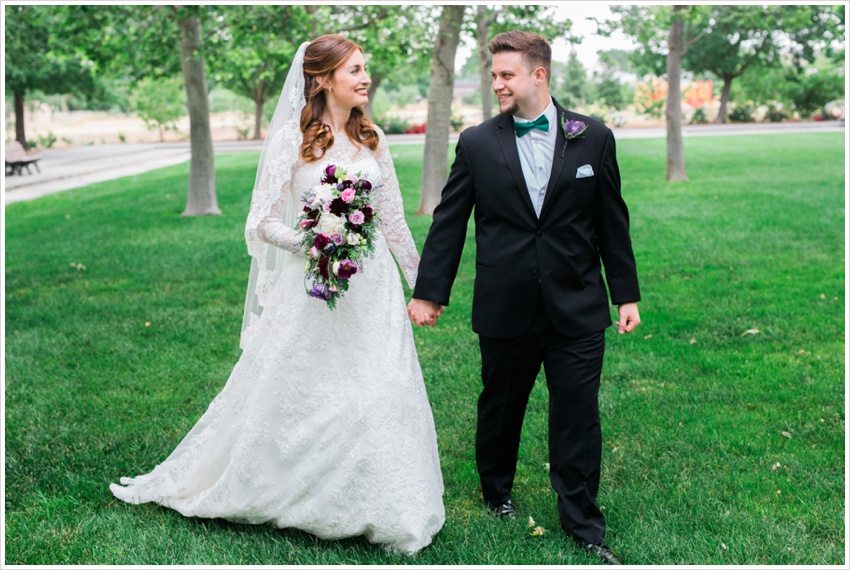 Bride And Groom at Davis CA Wedding Photos