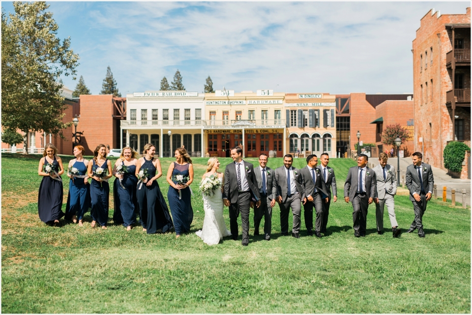 Old Sac Bridal Party Photos