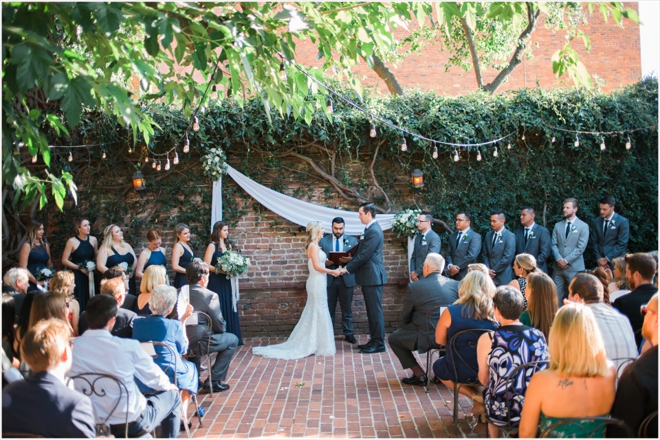 Firehouse Old Sacramento Wedding Ceremony