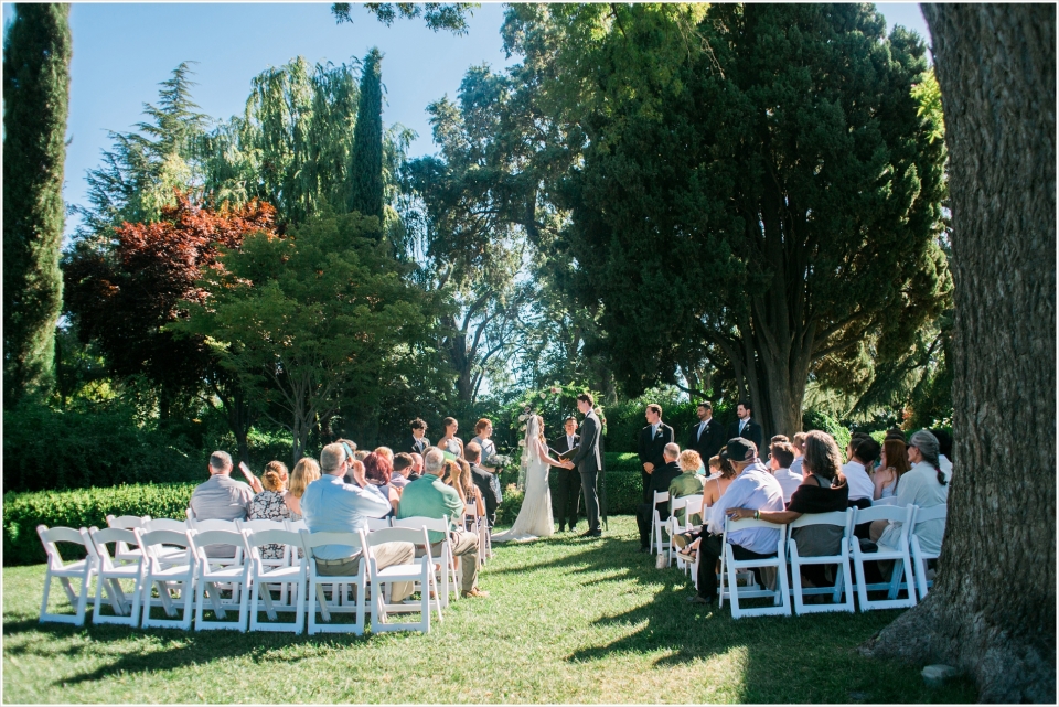 Park Winters Wedding Ceremony